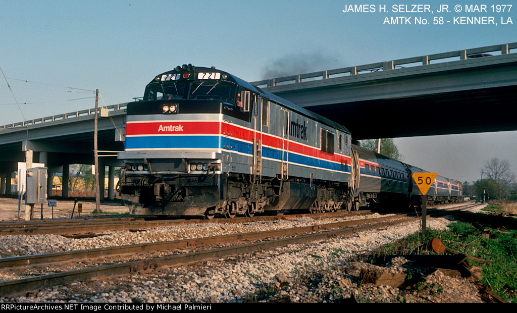 Amtrak Train No. 58